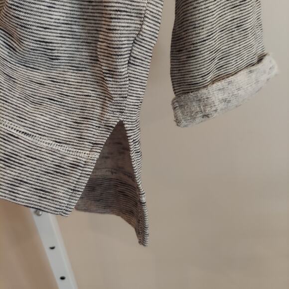 Victoria's Secret Spell Out Sweatshirt Small Heather Gray Sequin 3/4 Sleeve - Picture 3 of 9